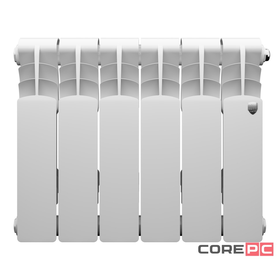 Радиатор биметалл Royal Thermo Revolution Bimetall 350 - 6 секц.
