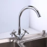 Смеситель для кухни Frap F4025, вентильное управление, цвет хром