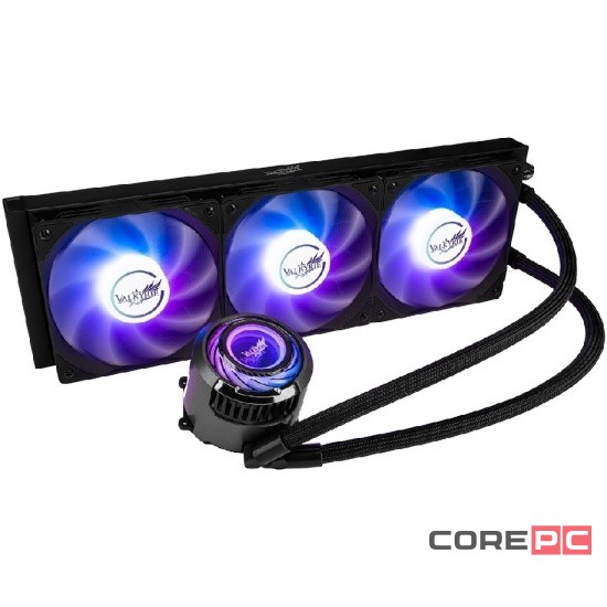 Система жидкостного охлаждения для процессора Valkyrie Jarn 360 ARGB Black (HW C360)