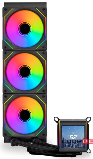 Система жидкостного охлаждения для процессора Lian Li GA II LCD SL-INF 360 ARGB Black (GA2ALCD36INB) (G89.GA2ALCD36INB.R0)