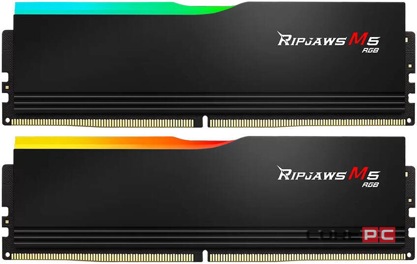 Оперативная память 64 Gb 6000 MHz G.Skill RIPJAWS M5 RGB Black (F5-6000J3238G32GX2-RM5RK)