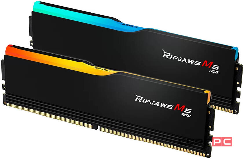 Оперативная память 64 Gb 6000 MHz G.Skill RIPJAWS M5 RGB Black (F5-6000J3238G32GX2-RM5RK)