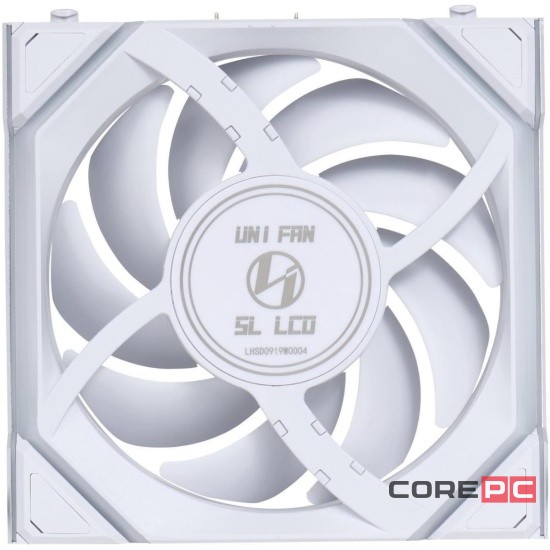 Вентилятор для корпуса Lian Li UNI FAN SL WIRELESS LCD 120 Reverse Blade ARGB White 12RSLLCD1W1W (G99.12RSLLCD1W1W.R0)
