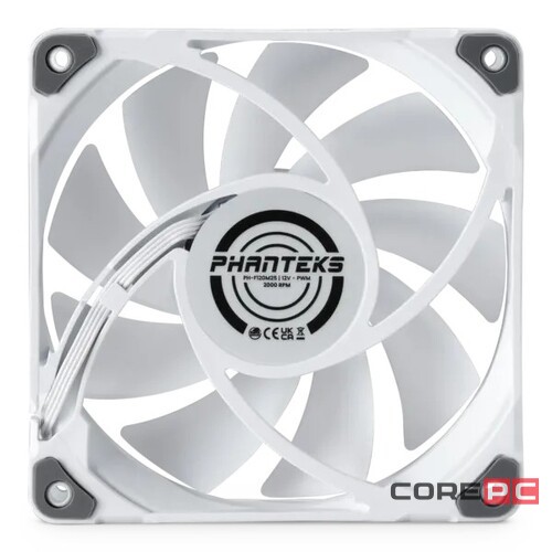 Вентилятор для корпуса PHANTEKS M25 DRGB PWM White (PH-F120M25_DRGB_PWM_WT01_RU)