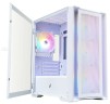 Компьютерный корпус 1STPLAYER TRILOBITE T4-G GLASS FRGB White (T4-G-WH-4F1-W)