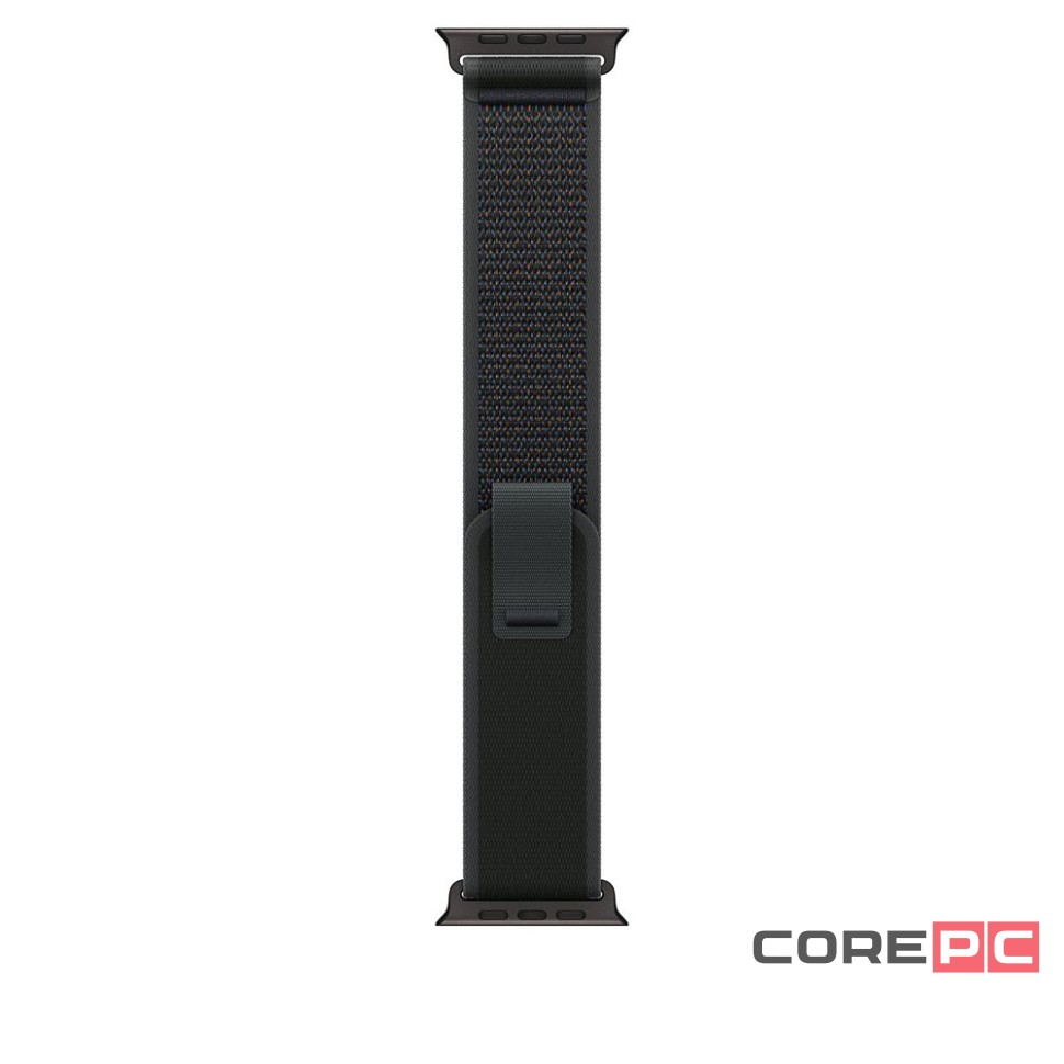 Ремешок Apple для Watch Ultra 49mm Black Trail Loop Natural Titanium Finish (S/M)