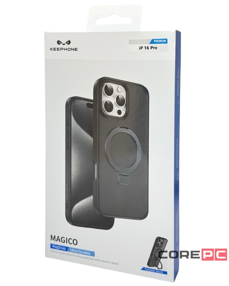 Накладка для i-Phone 16 Pro Keephone Magico MagSnap черный