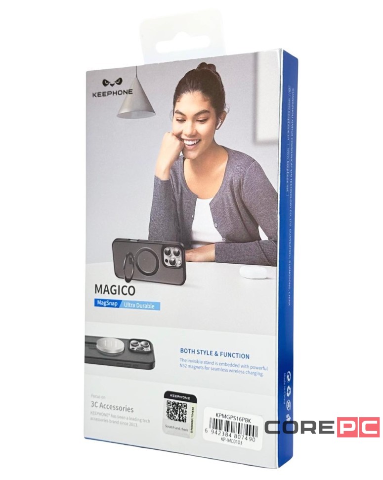 Накладка для i-Phone 16 Pro Keephone Magico MagSnap черный