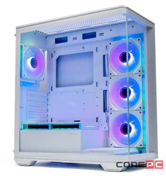Компьютерный корпус XASTRA Q600 6ARGB-C10-UC White (Q600-6FM12A-C10-UC-WH)