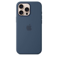 Чехол-накладка Silicone Case with MagSafe для iPhone 16 Pro (Dark Blue)