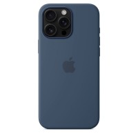 Чехол-накладка Silicone Case with MagSafe для iPhone 16 Pro (Dark Blue)