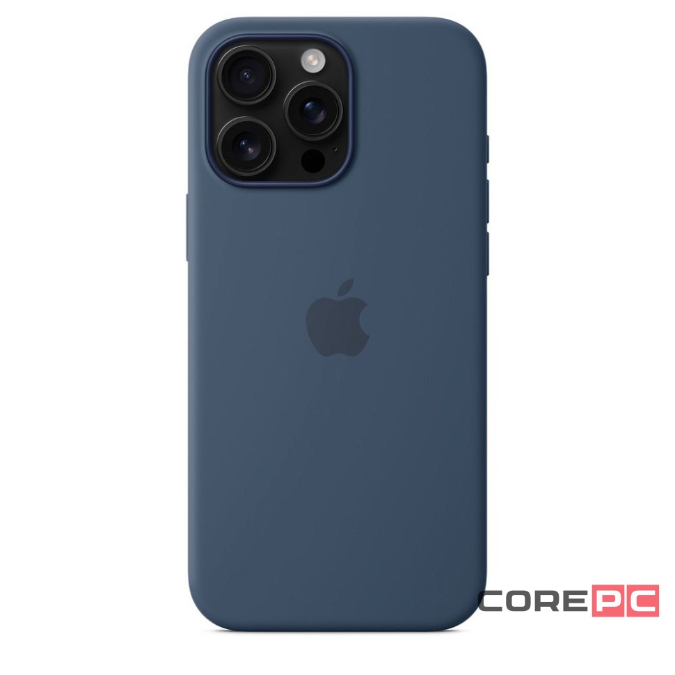 Чехол-накладка Silicone Case with MagSafe для iPhone 16 Pro (Dark Blue)