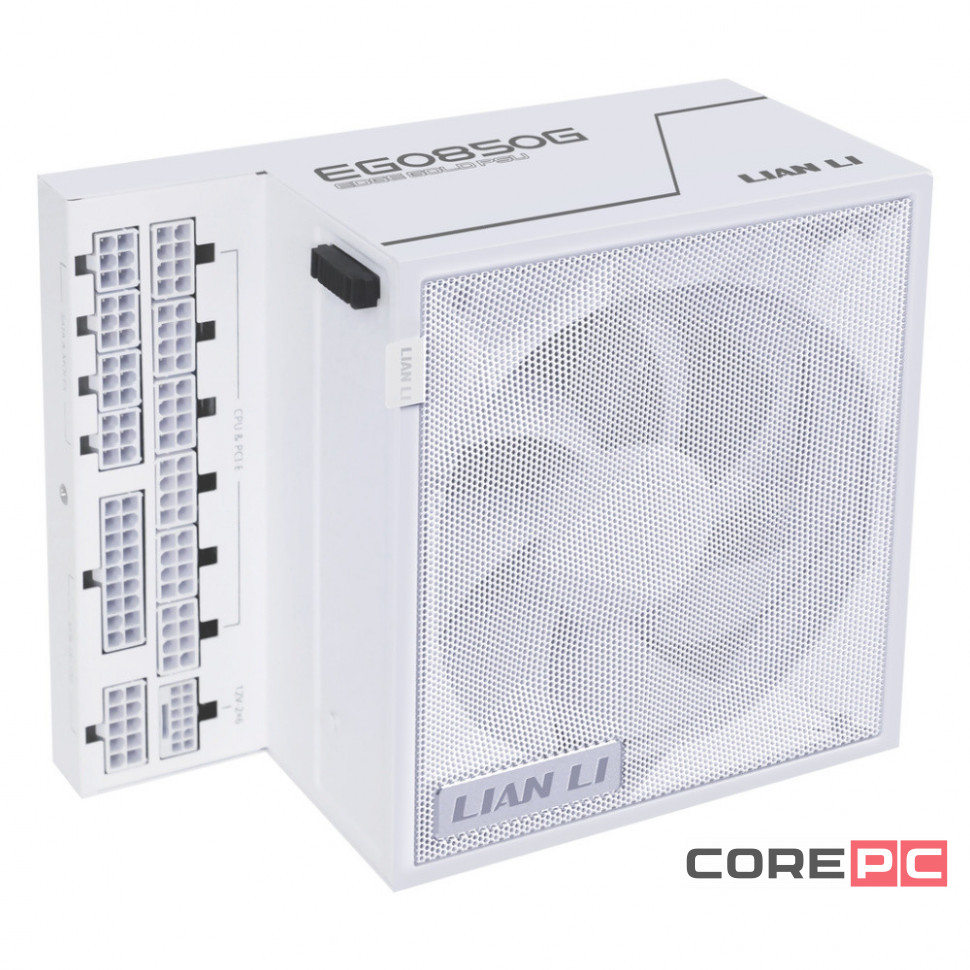Блок питания Lian Li 850W EG0850G White (G9P.EG0850G.W000.RU) 16 Pin (PCIe 5.0 Connector Cable Details)