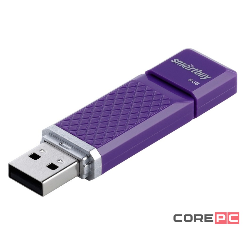 USB флеш накопитель Smartbuy 8GB Quartz series Violet (SB8GBQZ-V)