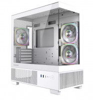 Компьютерный корпус Powercase Vision Micro S3W TG ARGB White (CVMMSW-A3)