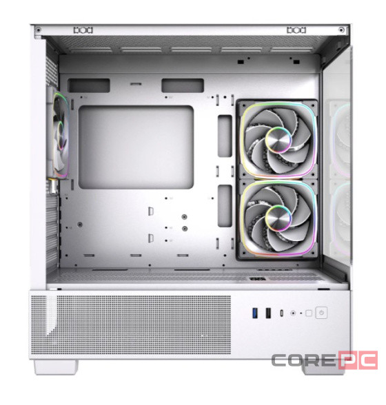 Компьютерный корпус Powercase Vision Micro S3W TG ARGB White (CVMMSW-A3)