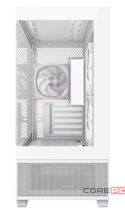 Компьютерный корпус Powercase Vision Micro S3W TG ARGB White (CVMMSW-A3)