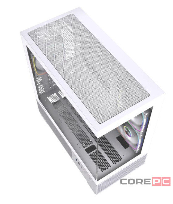 Компьютерный корпус Powercase Vision Micro S3W TG ARGB White (CVMMSW-A3)