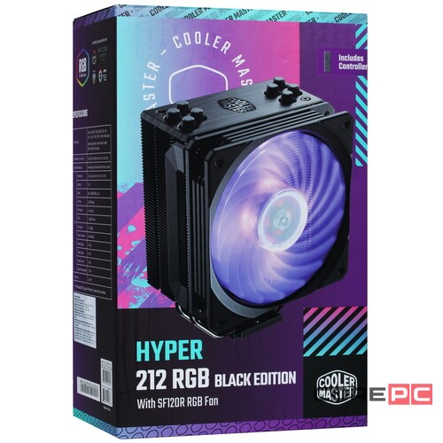 Кулер для процессора Cooler Master HYPER 212 RGB Black edition RR-212S-20PC-R2 PWM