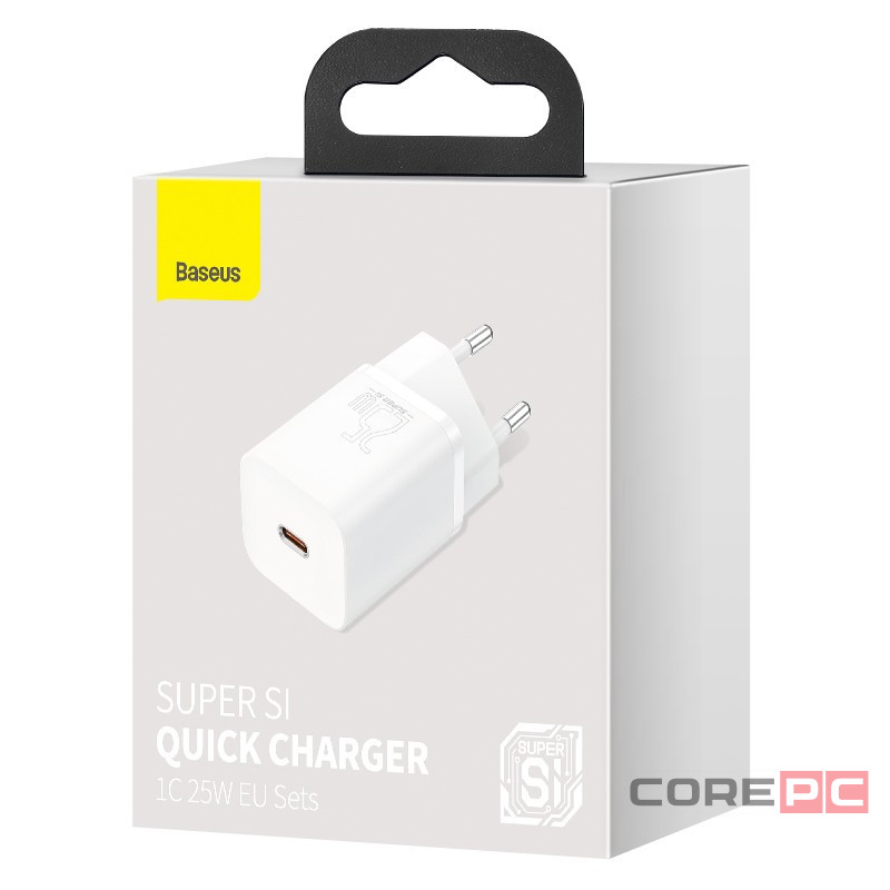 Сетевое зар. устр. Baseus Super Si 1C 3A 25W (CCSP020102) белое