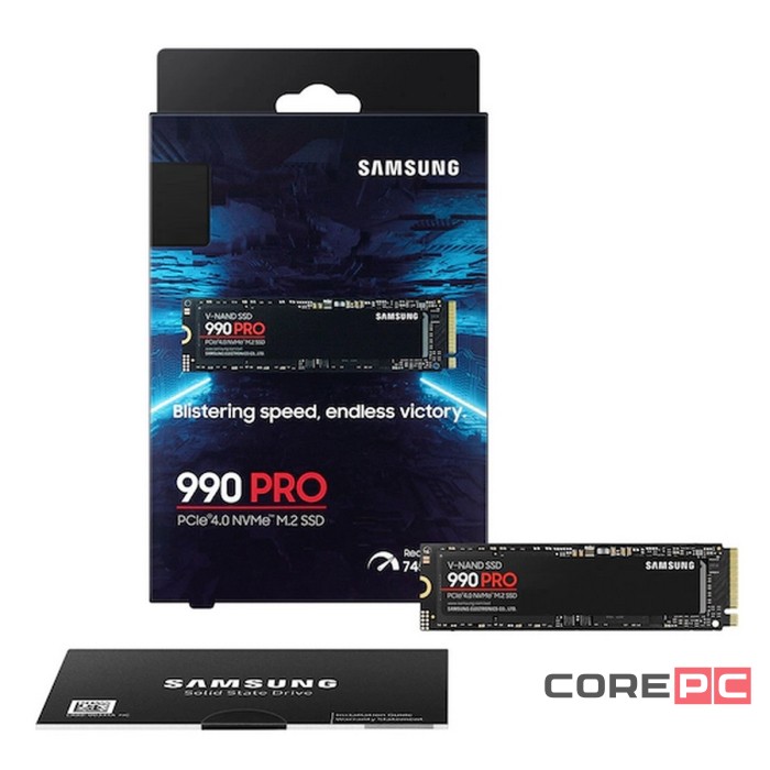 Твердотельный накопитель Samsung 4000 Gb 990 PRO Black (MZ-V9P4T0B/AM)