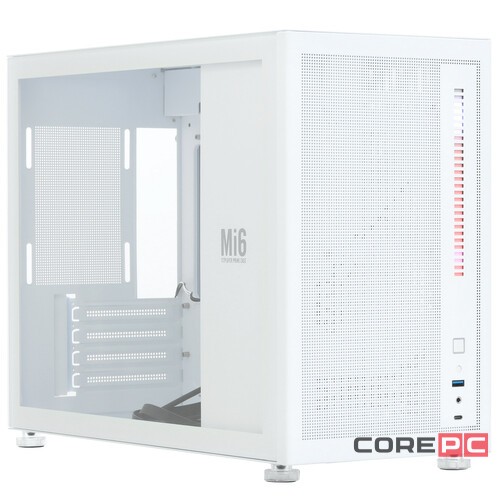Компьютерный корпус 1STPLAYER MIKU Mi6 EV LCD display White (Mi6-EV-WH)