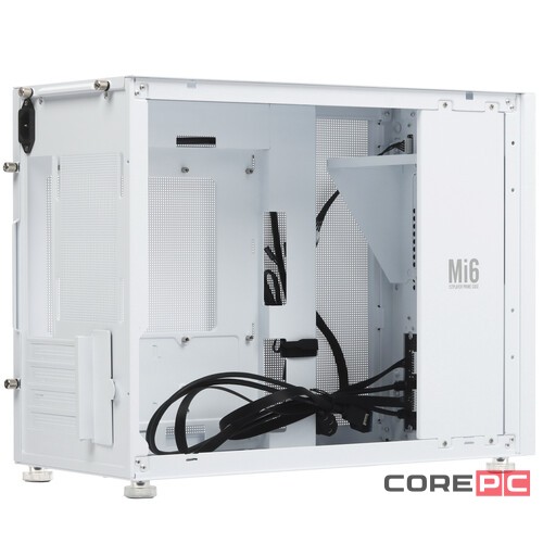 Компьютерный корпус 1STPLAYER MIKU Mi6 EV LCD display White (Mi6-EV-WH)