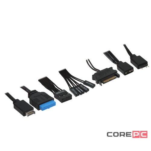 Компьютерный корпус 1STPLAYER MIKU Mi6 EV LCD display White (Mi6-EV-WH)