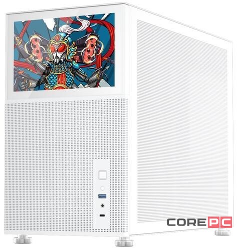 Компьютерный корпус 1STPLAYER MIKU Mi6 EV LCD display White (Mi6-EV-WH)