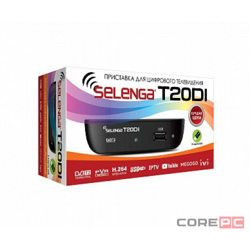 ТВ-приставка для приема цифрового телевидения Selenga T20DI