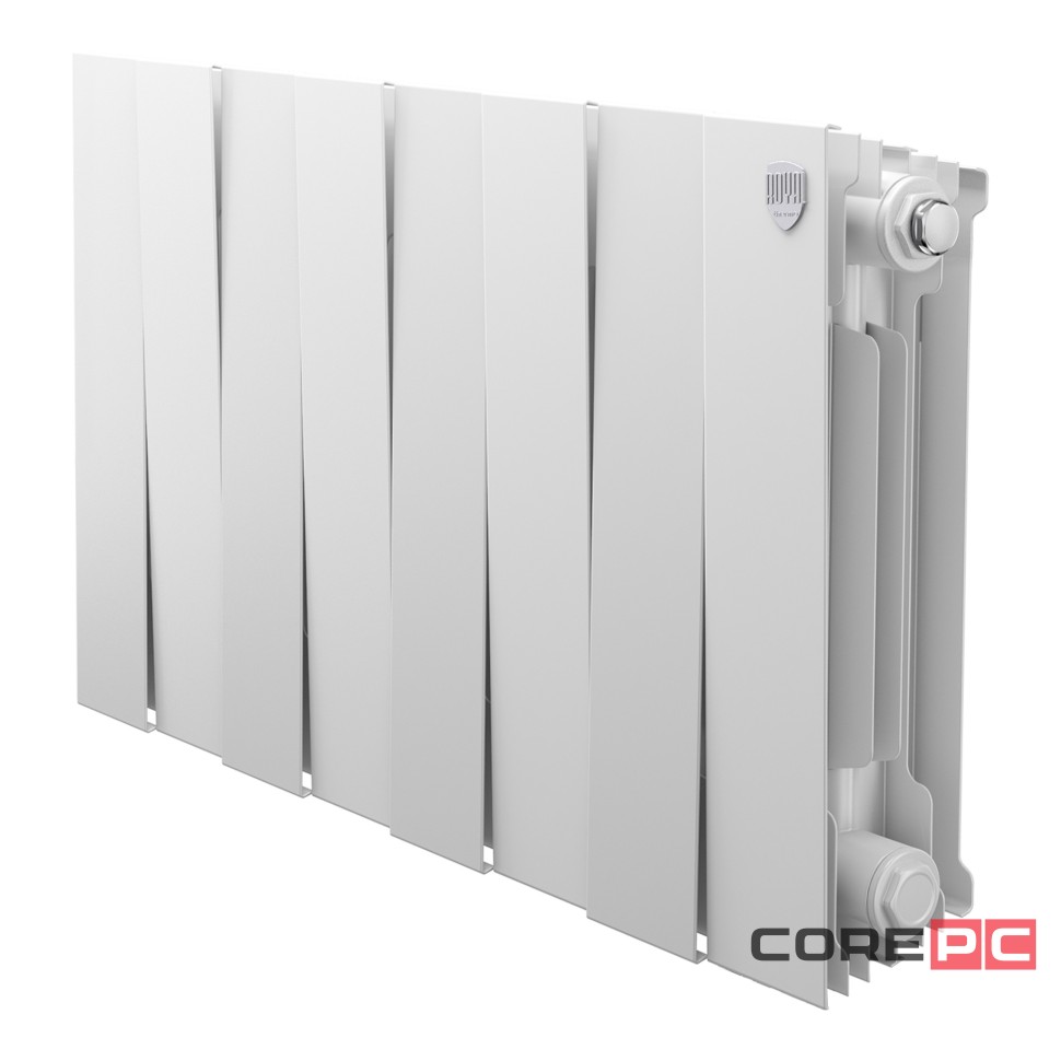 Радиатор биметаллический Royal Thermo PianoForte 300 Белый - 8 секц.