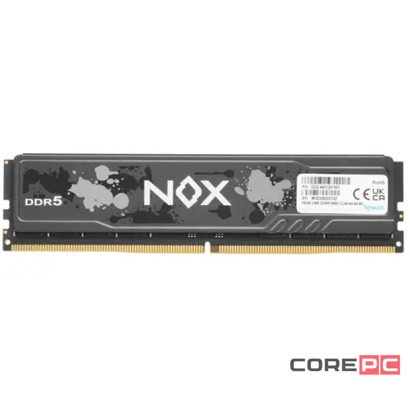 Оперативная память 16 Gb 5600 MHz Apacer OC NOX (AH5U16G56C522MBAA-1)