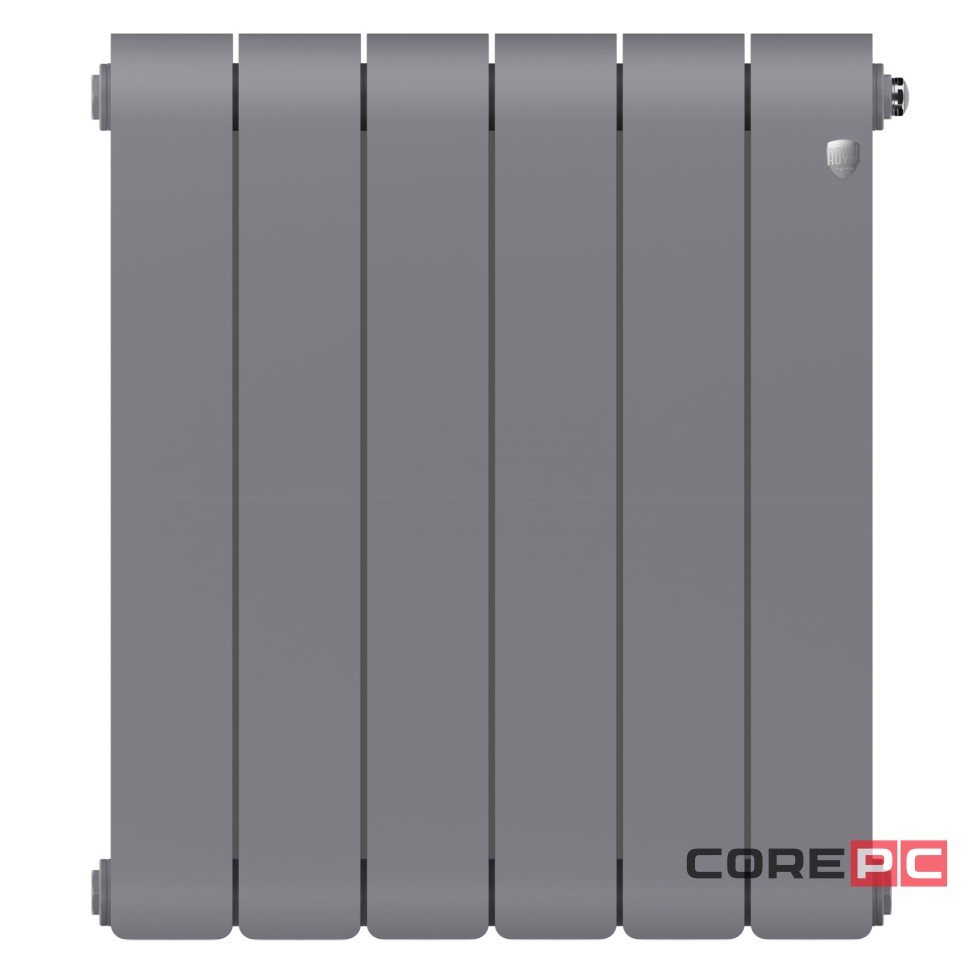 Радиатор биметаллический Royal Thermo Infinity 500 Silver Satin - 6 секц.