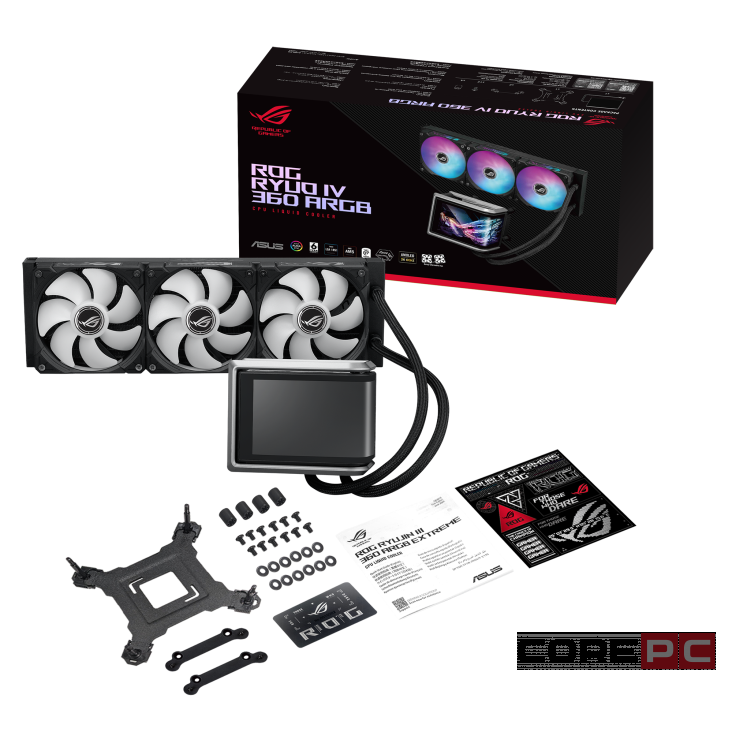 Система жидкостного охлаждения для процессора ASUS ROG RYUO IV 360 ARGB Black (90RC01N1-B0EAY0)