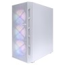 Компьютерный корпус 1STPLAYER FIREBASE XP LED White (XP-WH-4F1-W)