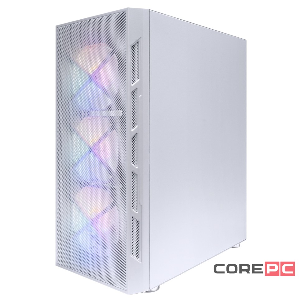 Компьютерный корпус 1STPLAYER FIREBASE XP LED White (XP-WH-4F1-W)