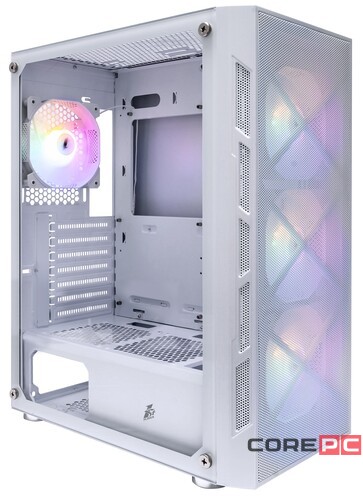 Компьютерный корпус 1STPLAYER FIREBASE XP LED White (XP-WH-4F1-W)
