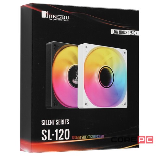 Вентилятор для корпуса JONSBO SL-120W ARGB LED White