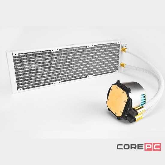 Система жидкостного охлаждения для процессора Valkyrie Jarn 360 ARGB White (HW C360W)