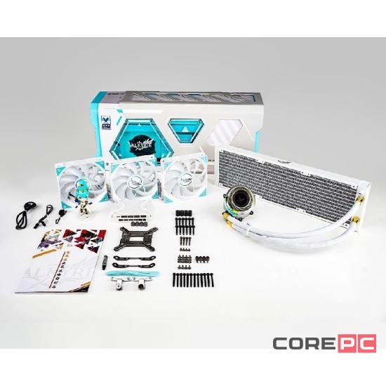 Система жидкостного охлаждения для процессора Valkyrie Jarn 360 ARGB White (HW C360W)