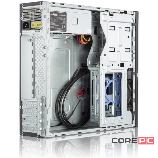 Компьютерный корпус Foxline FL-203-GT-300 Black TFX 300W