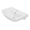 Раковина накладная мебельная Sanita luxe Бест-65 WB.FN/Best/65-C/WHT.G/S1, керамика, округлая, белый