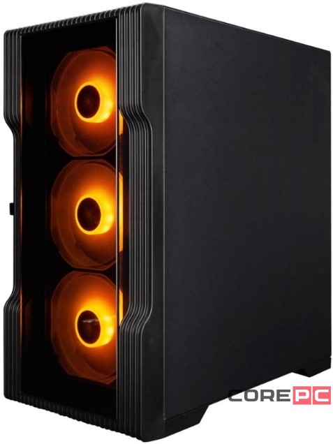 Компьютерный корпус 1STPLAYER TRILOBITE T4-G GLASS ARGB Black (T4-G-BK-4FS7)