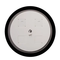 Зеркало MIXLINE Монако D600 бесконтактный сенсор, светодиодная подсветка, черная окантовка
