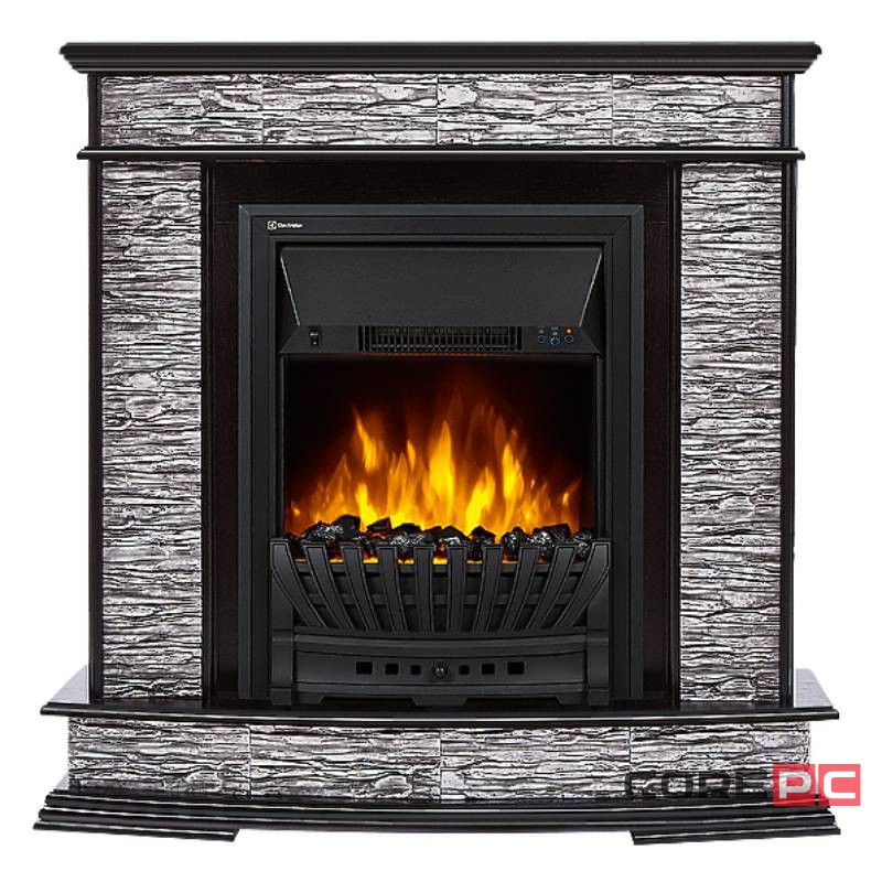 Портал Firelight Scala Classic сланец скалистый серый, шпон венге