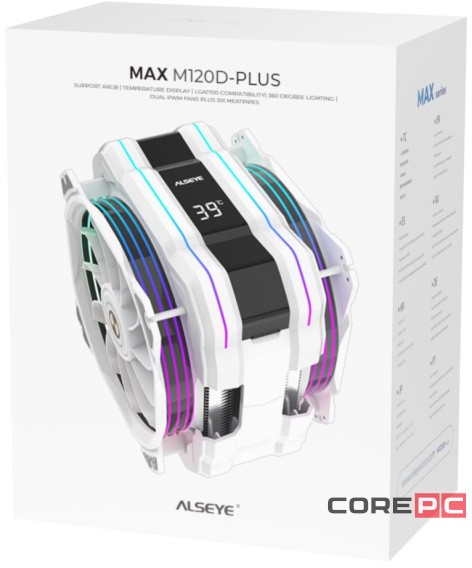 Кулер для процессора ALSEYE M120D-W-Plus