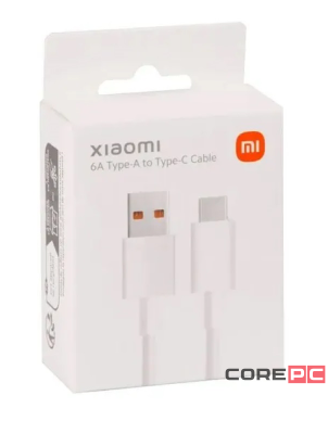 Кабель Xiaomi USB/Type-C 6A 100 см (BHR4915CN) White