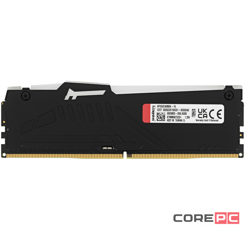 Оперативная память 16 Gb 5200 MHz Kingston FURY Beast Black (KF552C40BBA-16)