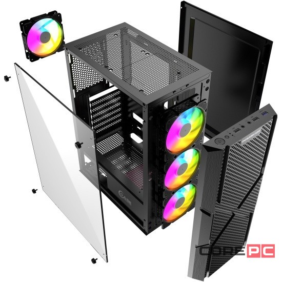 Компьютерный корпус Powercase MISTRAL T4B TG CMITB-L4