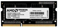 Оперативная память 4 Gb 1333 MHz AMD R3 VALUE SERIES Black (R334G1339S1S-UO)